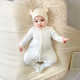 婴儿连体衣秋季 6月男宝宝哈衣爬服春装 纯棉长袖 新生儿衣服包脚0