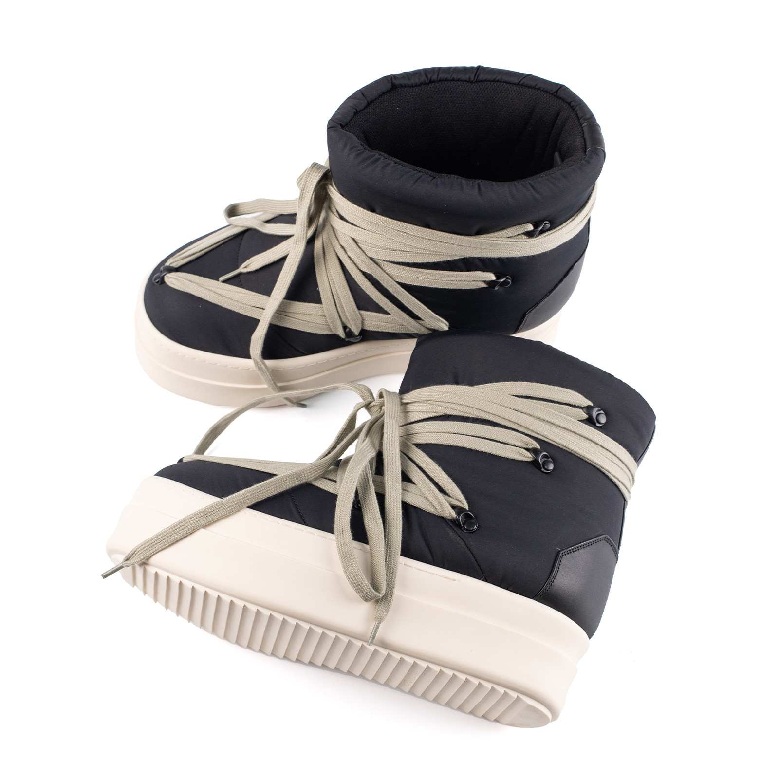 ROG RO限量款疯狂绑带鞋带木乃伊雪地靴中筒男