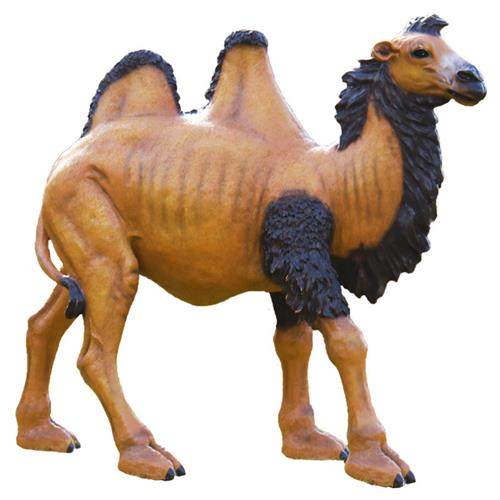 仿真动物玻璃钢骆驼雕塑大型户外园林景观沙漠公园景区装饰品摆件