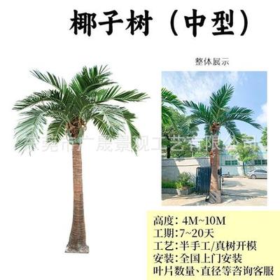 仿真椰子树大型外贸海枣树沙滩广场水上乐园绿化造景工程假棕榈树