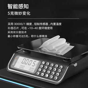 蓉城ROCHI电子秤商用小型家用精准称克数小型卖菜摆摊30公斤计价