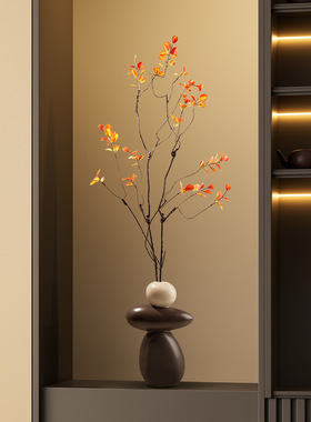 创意入户玄关壁龛石来运转花瓶客