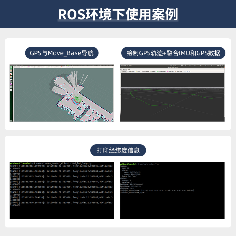 亚博惯导 双北D模STM32智能导航UB定位模块斗ROS机器人I卫星MGPS