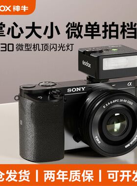 godox神牛IM30/IM20/IA32 iFlash机顶闪光灯适用微单索尼zve10/zv1单反相机f1热靴灯佳能富士小型迷你外置灯