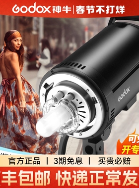 Godox神牛摄影灯DP600III三代影室闪光灯600w室内人像影棚补灯光静物拍照灯家具美食服装打光灯