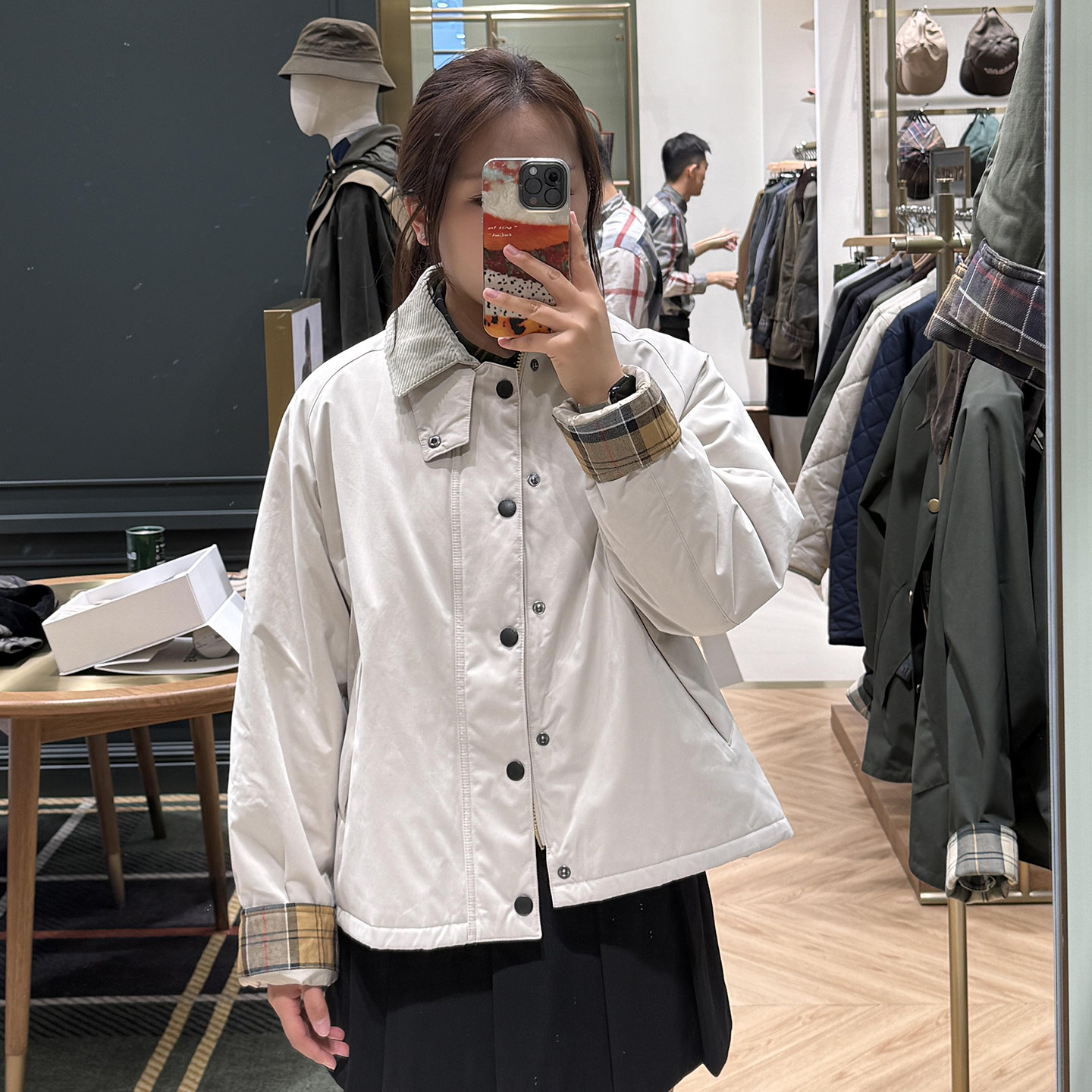巴伯OStransport短款夹棉棉服