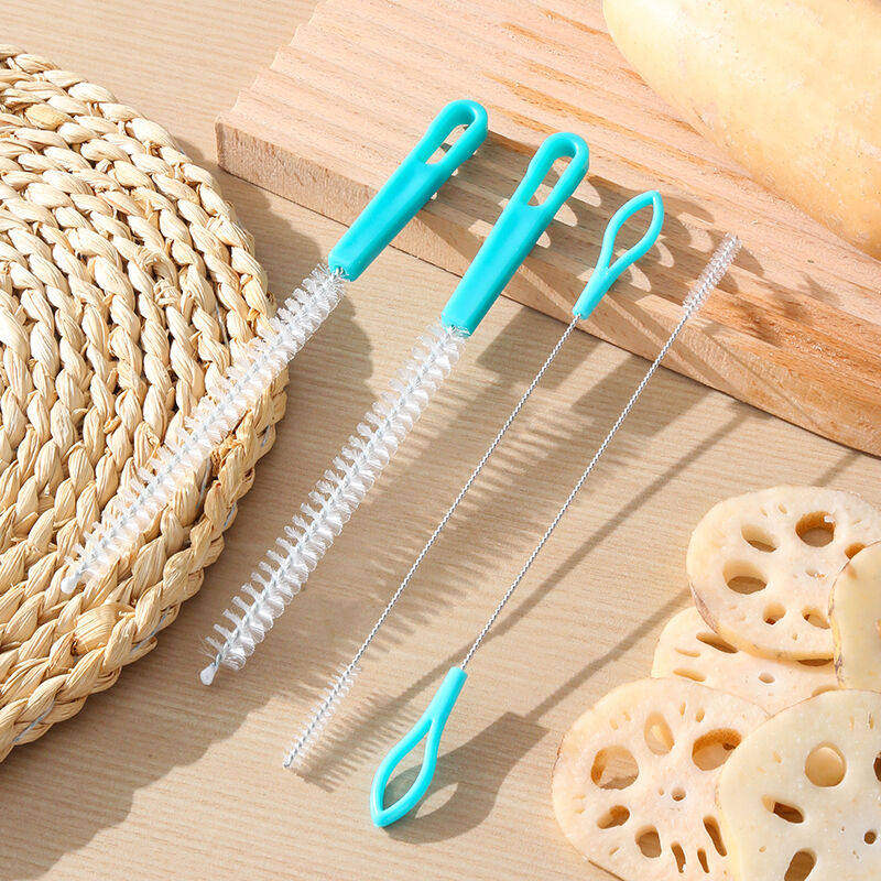 清洗奶瓶水杯吸管刷莲藕孔清洁毛刷不锈钢洗藕洗藕刷裱花嘴刷