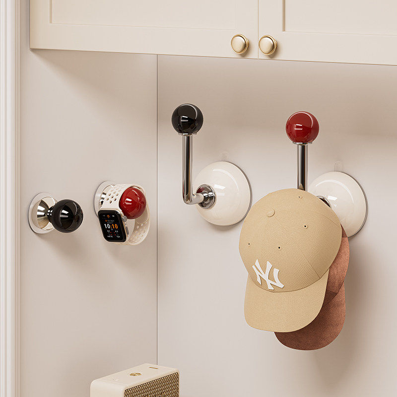 帽子收纳神器吸盘挂钩免打孔门后衣柜壁挂入户门挂棒球鸭舌帽挂架,收纳整理,帽子收纳架,淘宝优惠券,粉丝福利购,淘宝优惠卷