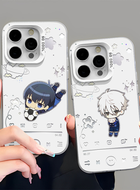 任意型号蓝色监狱手机壳适用oppo苹果16plus 15 14 13vivox90小米12华为红米k60荣耀黑鲨5一加11三星s24真我