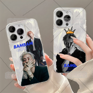 【所有机型】BamBam团体GOT7明星同款手机壳高级羽纱iPhoneXS MAX 161514plus华为红米note小米VIVO一加