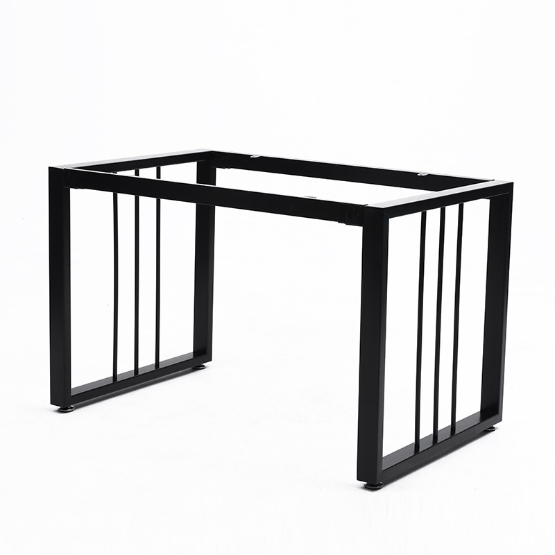 厂家直供铁艺桌腿岩板餐桌茶几钢架家具金属脚办公桌腿支架