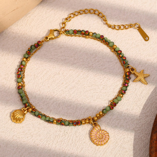 Stainless Steel Bracelet for Women Trendy 18K Plated Jewelry