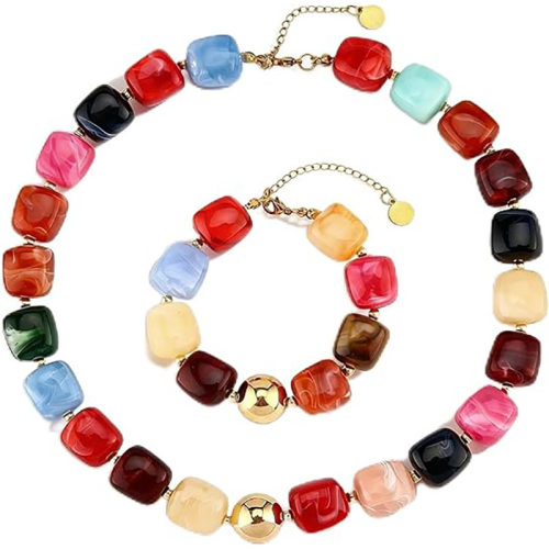 Acrylic bracelet necklace, light luxury and versatile