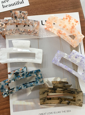 Hair Clips Large Geometry Headwear for Girl Hair Accessories