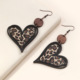 out double sided Hollow personalized earrings辣妹派对跨境