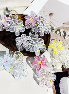 Sweet Colorful Clip Claw Bohemian Barrette Summer Accessorie