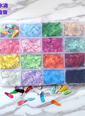 50 3cmins hair clips, women's colorful bangs, children's can