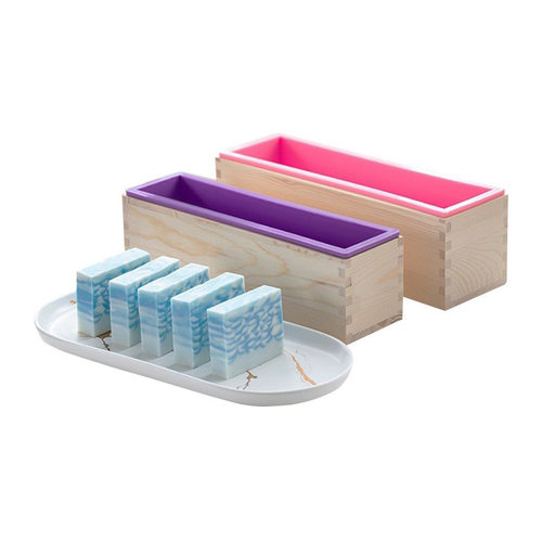 Making Kit Bamboo Cutting Box and Inner Box with Silicone