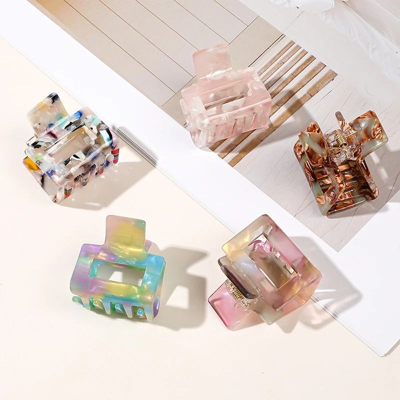 ble Print Ponytail Shark Clip Barrettes Hair Accessories NEW