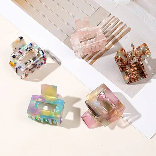 ble Print Ponytail Shark Clip Barrettes Hair Accessories NEW