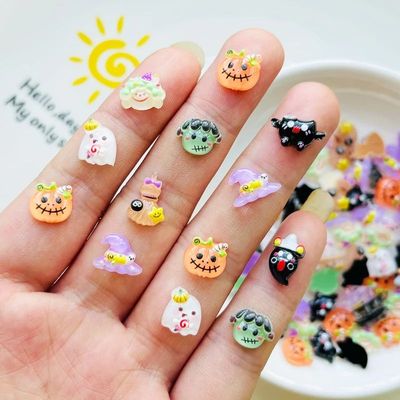 Pieces Ghost Halloween Nail Art Charms