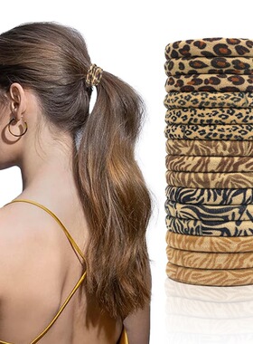 50pcs Seamless Elastic Hair Ties No Damage Ponytail Holders