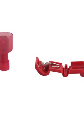 120pcsT型免破线主线分支接线夹连接器快速接线端子组合盒装