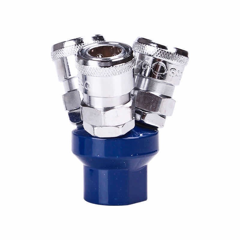 气动接头C式快速接头SMV圆二通zSMY圆三通二叉三叉空压机气管接头