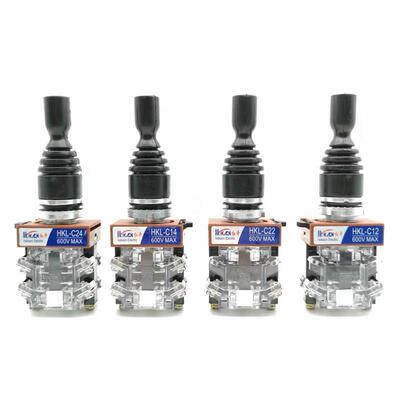 十字开关 双向四向复位自锁 HKL-C12 HKL-D22 HKL-FW24 22mm