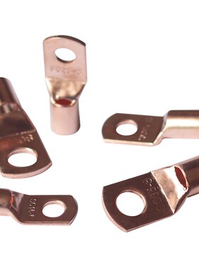 SC60只pcs盒装窥口铜接线端v子SC6-25平方铜接线鼻子JGK铜线耳端