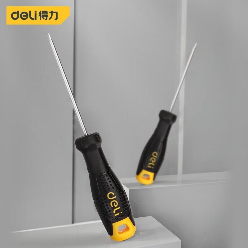 DL625c1501 塑柄一字螺丝批 防滑柄螺丝刀改锥起子 5x150mm