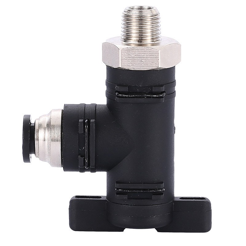 BL手阀螺纹弯头开关接头气咀4-M5/6-01/8-02/10-03/1W2-04L型阀门