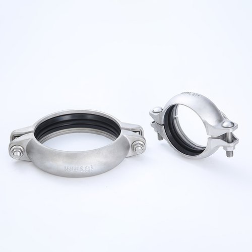 现货304不锈钢拷贝林卡箍水处理沟槽卡箍消防哈夫节卡套抱箍