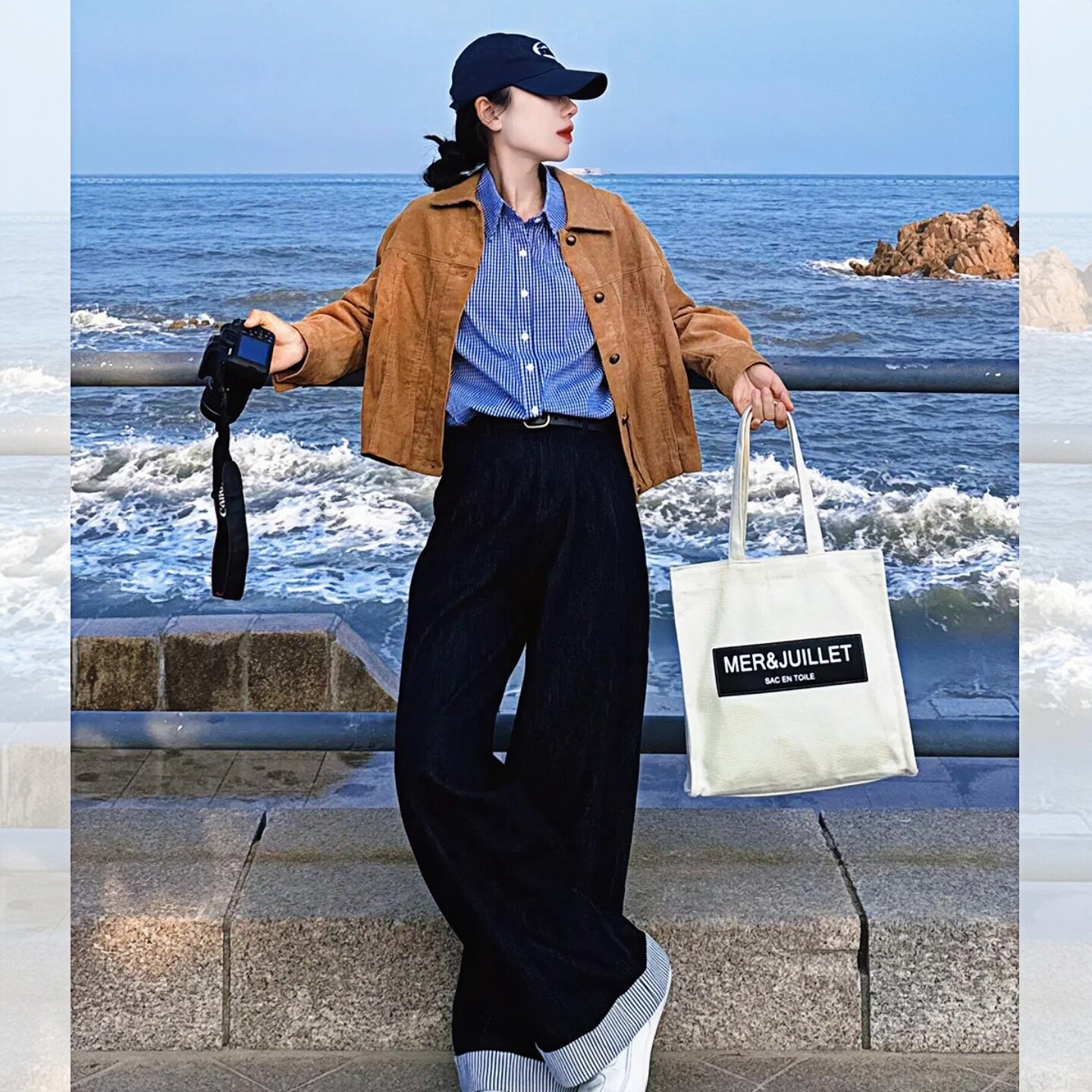 MONLOUVE秋季新款时尚简约显瘦气质高级感穿搭一整套休闲衬衫阔腿