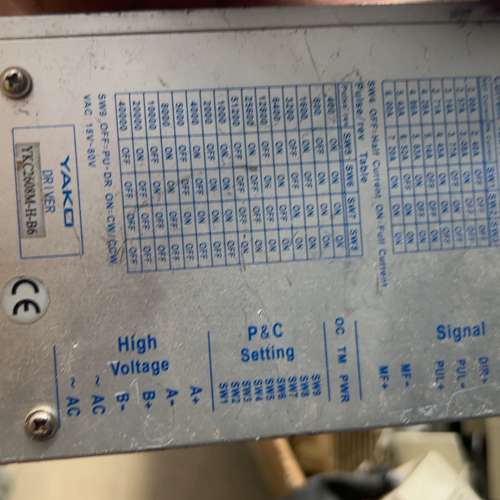 适用研控YAKO步进驱动器YKC2608M-H-B6，件，功议价