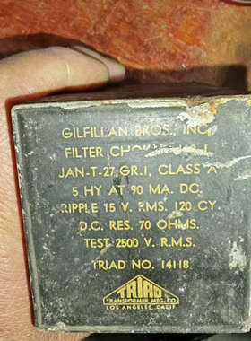 适用TRIAD三角唛古典扼流圈5H90MA一个200元议价