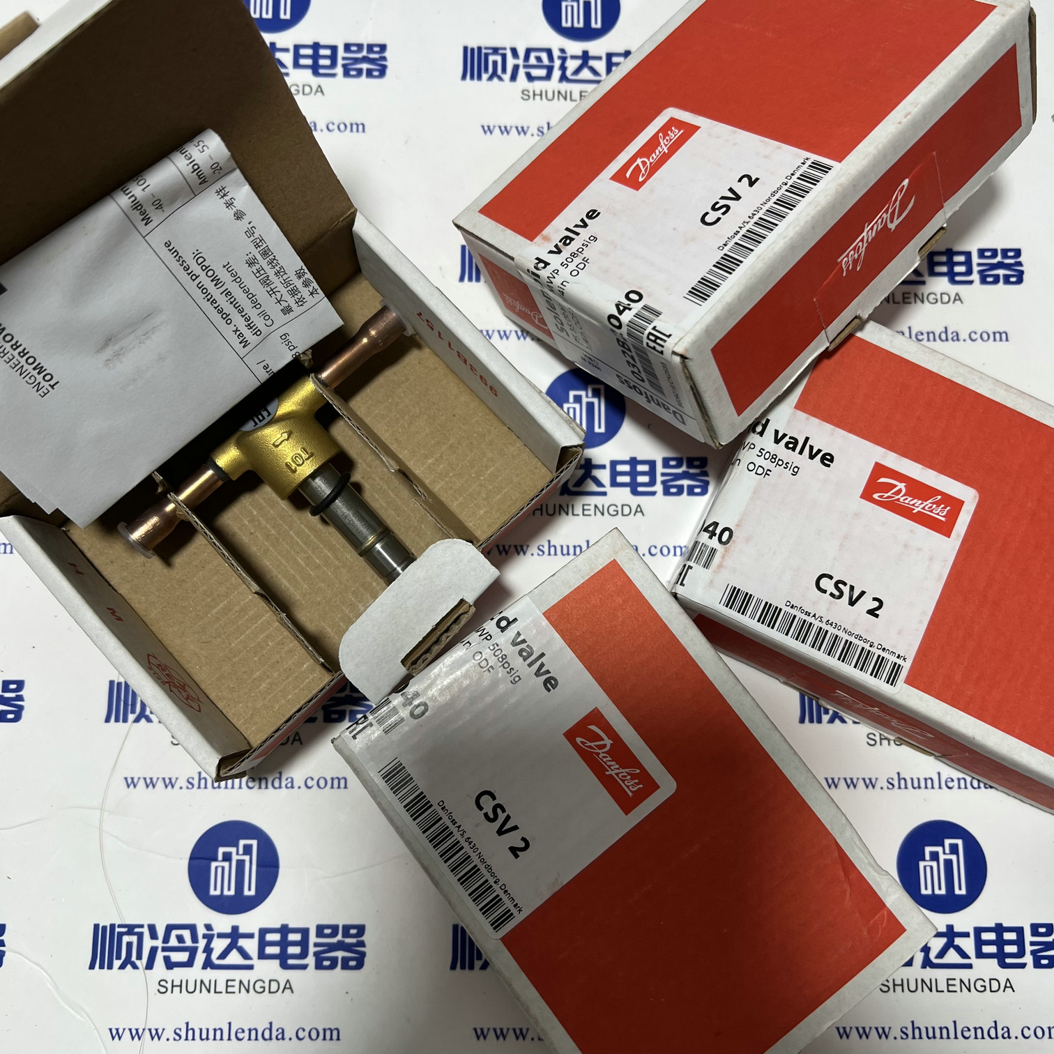 丹佛斯电磁阀CSV2 032B2040接口1/4*1/4阀体正品  032B2040