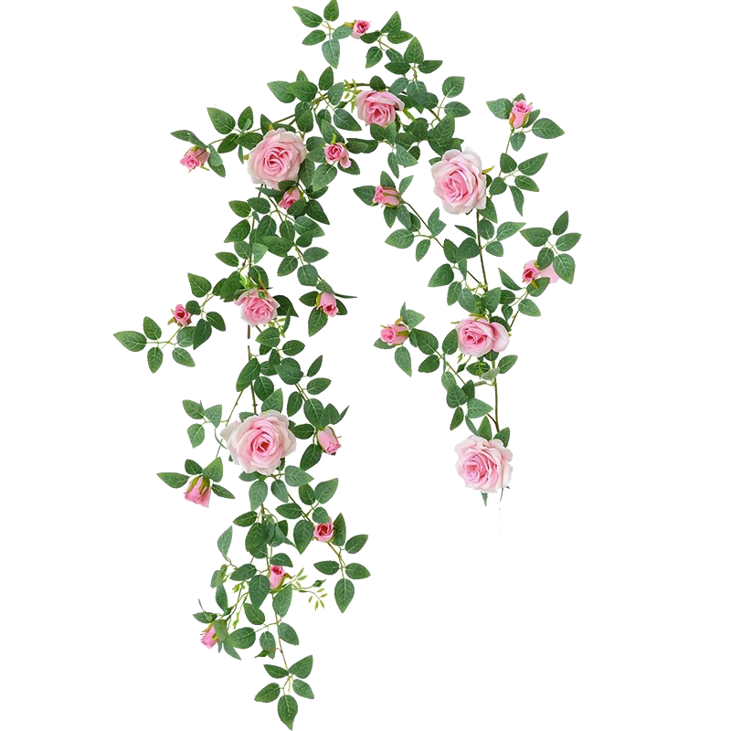 网红仿真玫瑰花门头装饰花艺