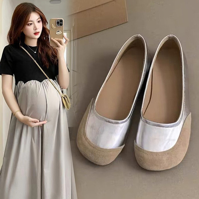 孕妇鞋子夏季外穿一脚蹬孕晚期