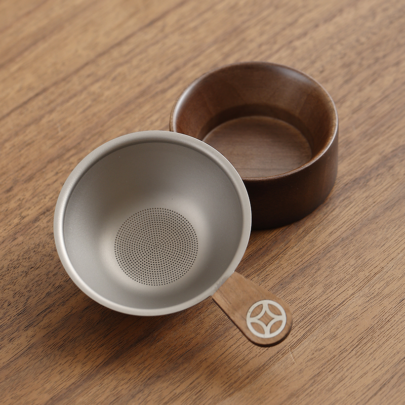 纯钛茶漏茶滤超细茶叶过滤网