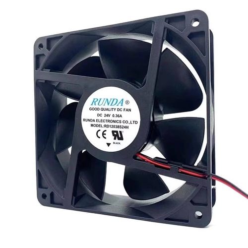 RUNDA原装RD12038S24H 24V伏0.36/0.50A 12cm12038排气电焊机风扇