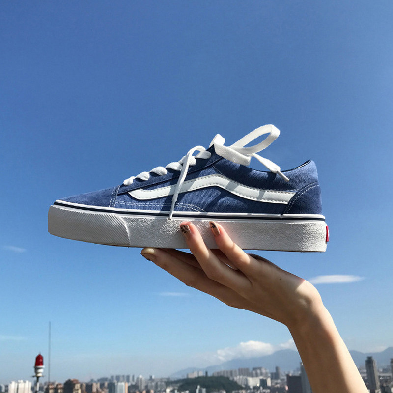 Men's low-top autumn Korean versatile canvas shoes, women's offic