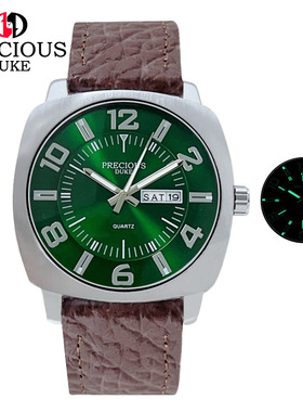 precious duke品牌男士手表防钢壳防水表