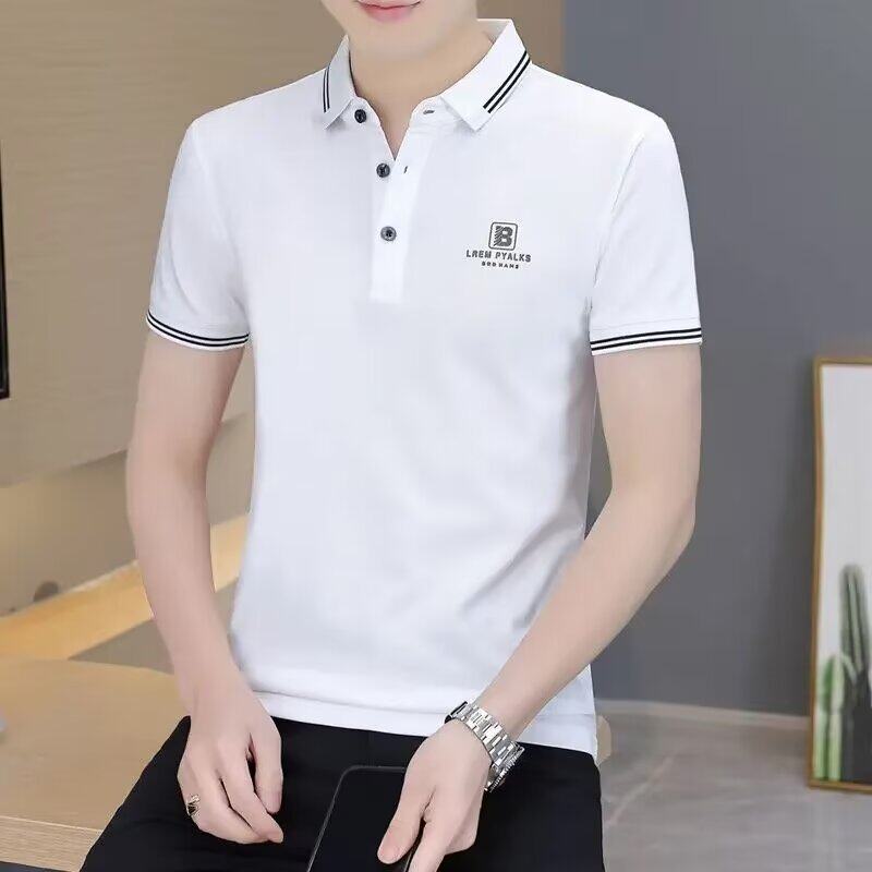 夏季男士短袖休闲Polo衫