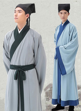 古装男宋朝书生秀才公子服装古代江南才子汉服古装影视剧演出服装