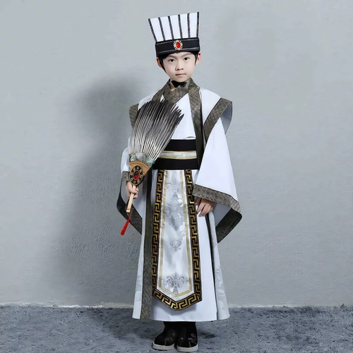 三国演义儿童古装诸葛亮演出服