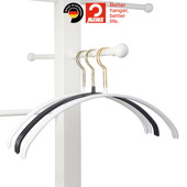 德国原装 进口MAWA经典 收纳金钩衣架防肩角不起鼓包衣柜不占省空间