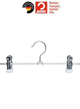 德国MAWA家用防滑带夹子裤裙衣架强力裤夹子2025新款高端裤夹D