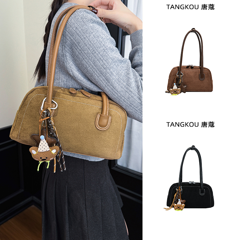 单肩腋下保龄球包通勤手提法棍包