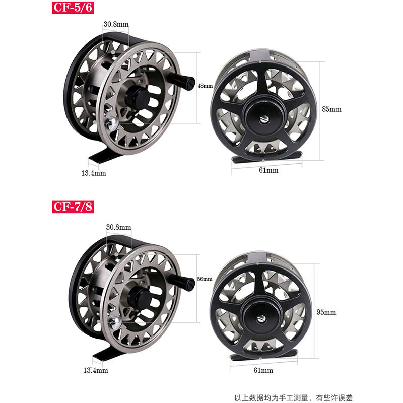 得趣飞蝇轮渔轮钓鱼垂钓用品